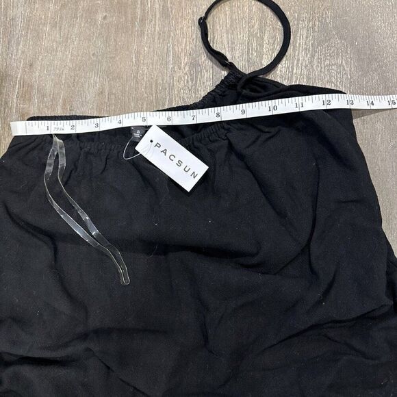 Kendall & Kylie PacSun Collab Women' s  Tank Mini Sundress Size Small Black NEW - Picture 6 of 7